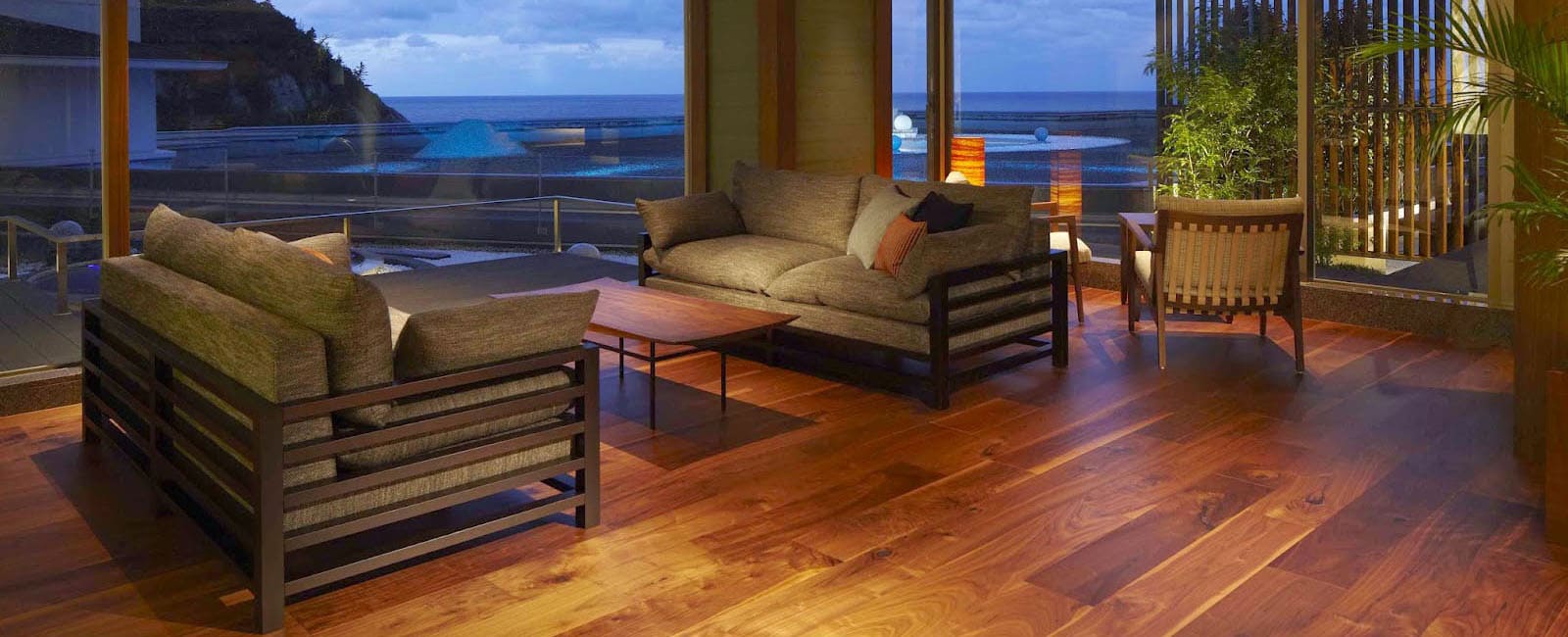 sàn nhựa vân gỗ cho phòng khách