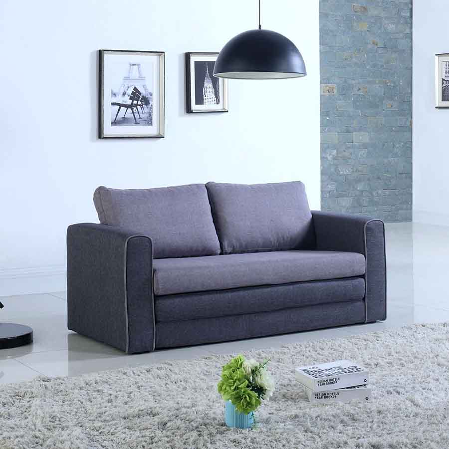sofa phòng khách nhỏ giá rẻ màu đen và màu xám